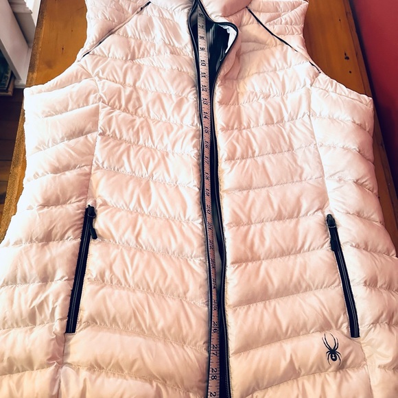 Women’s White Down Timeless Spyder Vest size XL - Picture 4 of 9